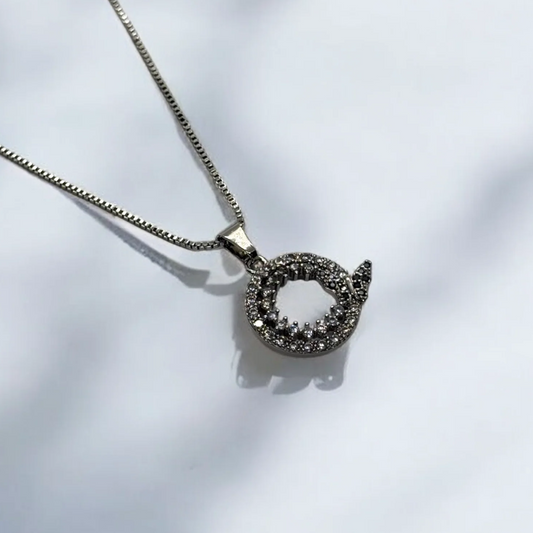 Marcasite Round Pendant