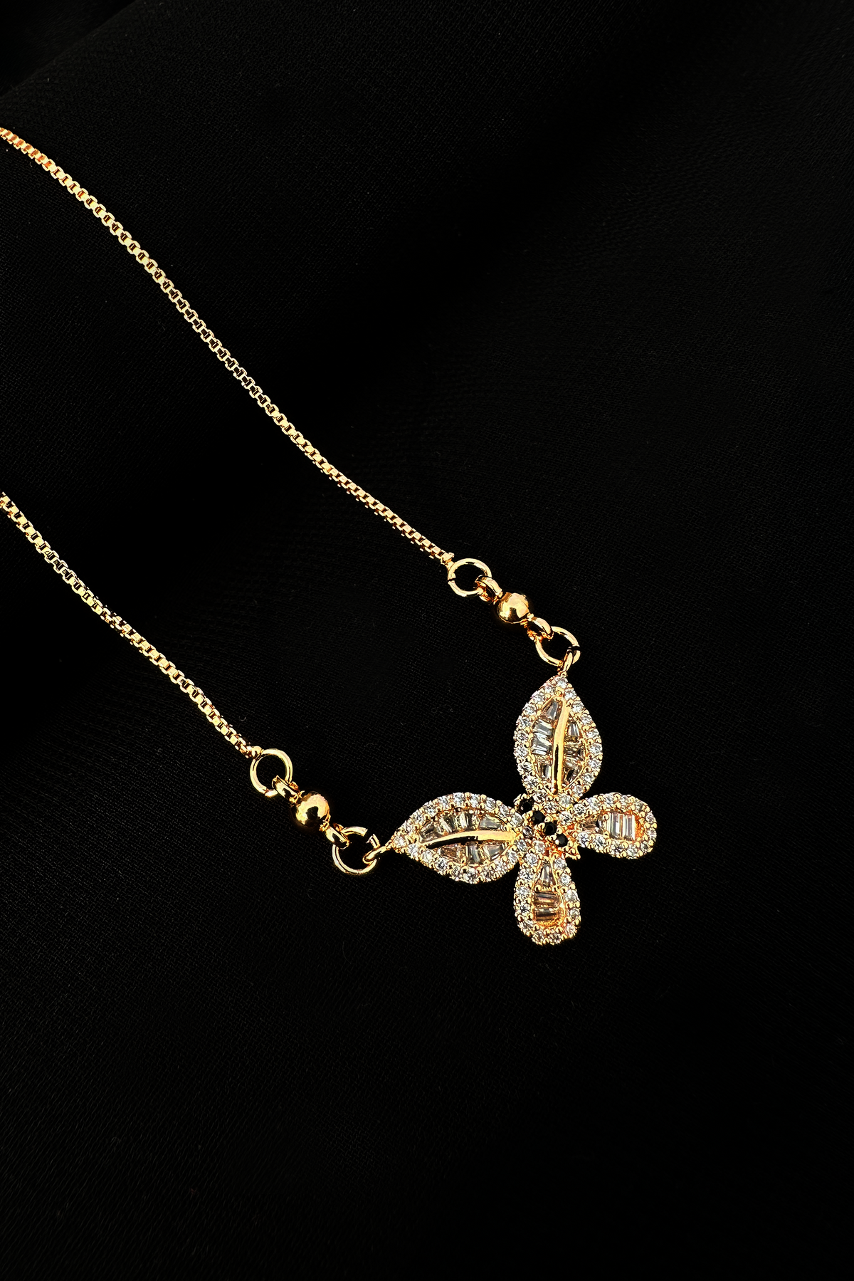 Vogue Wing Butterfly Pendant - Premium Artificial Jewelry