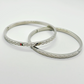 Silver Patterned Bangle