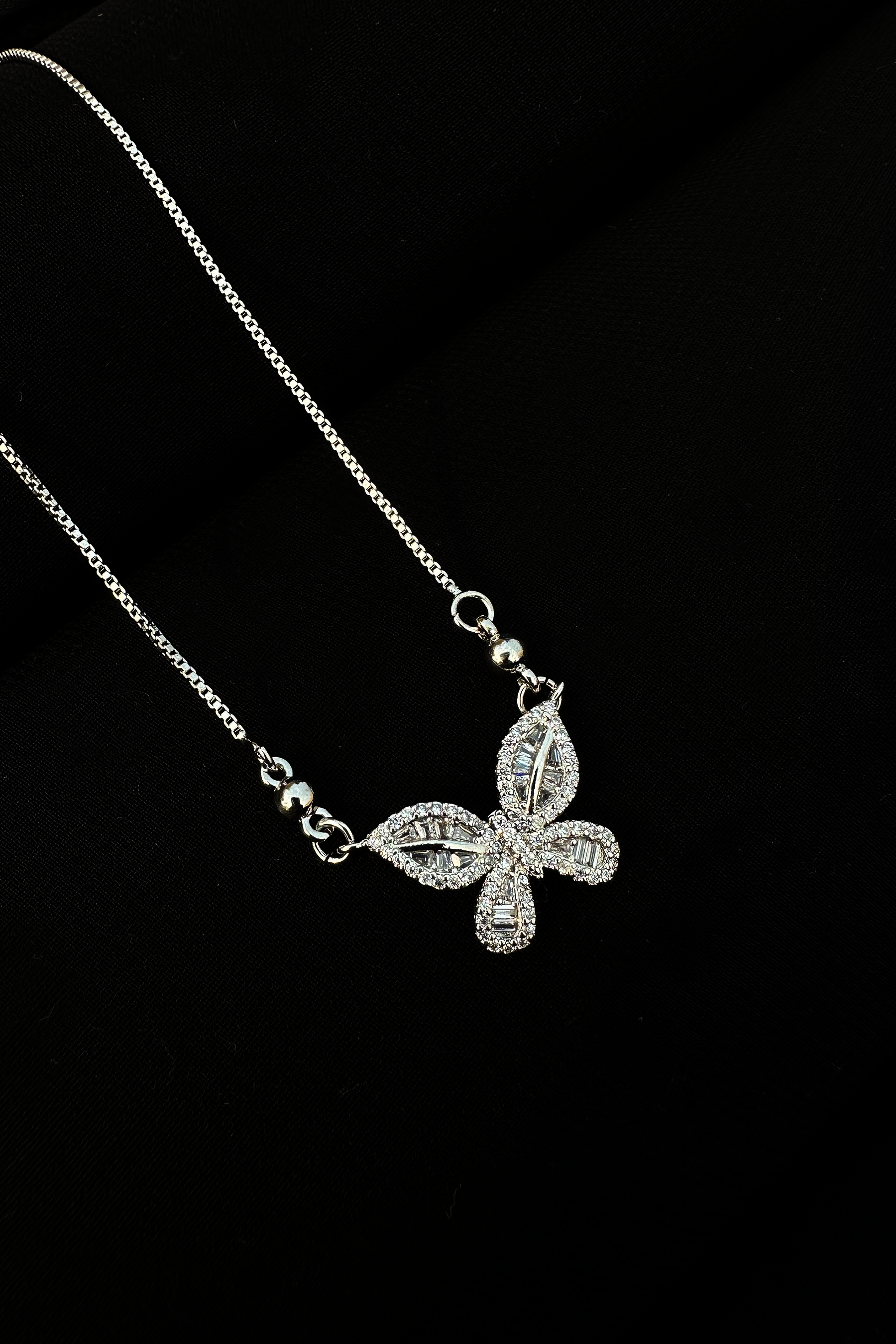 Vogue Wing Butterfly Pendant - Premium Artificial Jewelry