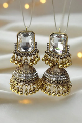 Vogue Wing Mehfil Glow Jhumka - Premium Artificial Jewelry